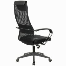 Кресло офисное BRABIX PREMIUM &quot;Stalker EX-608 PL&quot;, ткань-сетка/кожзам, черное, 532090