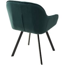 Стул GALE 360 град. поворот. BLUVEL-78 GREEN, велюр/ черный каркас, М-City