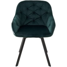 Стул GALE 360 град. поворот. BLUVEL-78 GREEN, велюр/ черный каркас, М-City