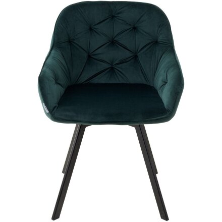 Стул GALE 360 град. поворот. BLUVEL-78 GREEN, велюр/ черный каркас, М-City 