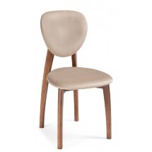 Стул деревянный Вакимо ткань tenerife beige / миланский орех