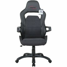 Кресло компьютерное BRABIX &quot;Nitro GM-001&quot;, ткань, экокожа, черное, 531817
