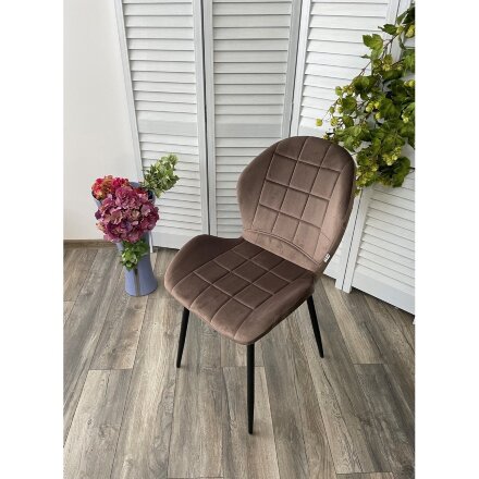Стул FLOWER BLUVEL-38 LATTE, велюр М-City 