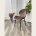 Стул FLOWER BLUVEL-38 LATTE, велюр М-City 