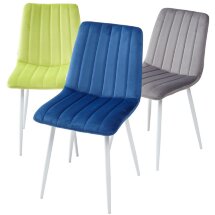 Стул DUBLIN G108-72 тоффи, велюр / белый каркас М-City
