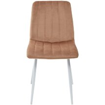 Стул DUBLIN G108-72 тоффи, велюр / белый каркас М-City