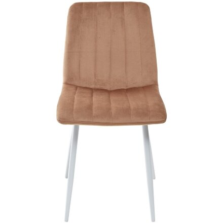 Стул DUBLIN G108-72 тоффи, велюр / белый каркас М-City 