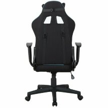 Кресло компьютерное BRABIX &quot;GT Racer GM-100&quot;, две подушки, ткань, черное/голубое, 531818