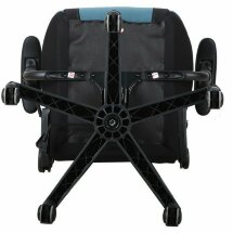 Кресло компьютерное BRABIX &quot;GT Racer GM-100&quot;, две подушки, ткань, черное/голубое, 531818